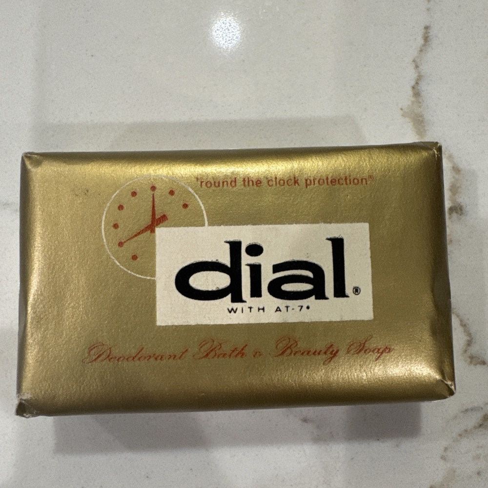 1 VINTAGE WAR TIME BAR OF DIAL SOAP 2 1/2 OZ  DEODORANT AND BEAUTY SOAP